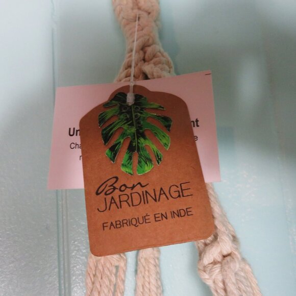 TJ Maxx Macrame Hanging Planter NWT - Picture 5 of 6